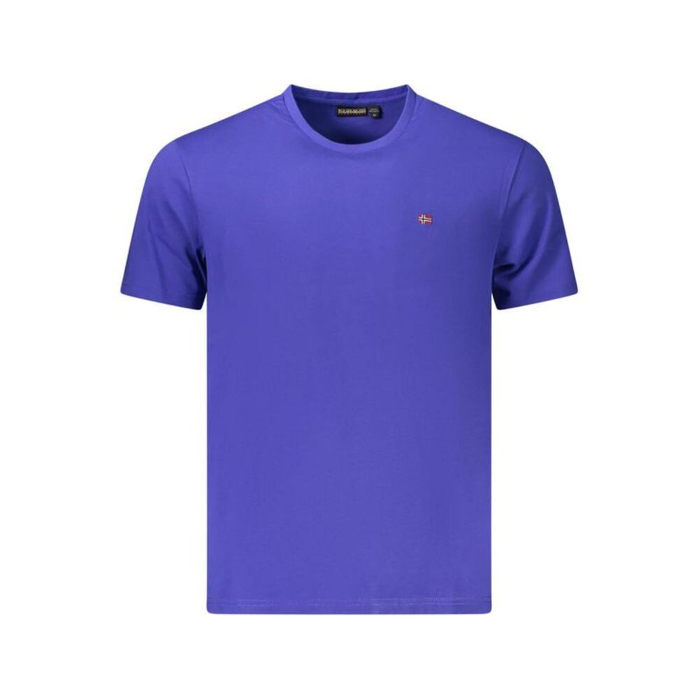 Napapijri Blue Cotton Men's Men's T-Shirt